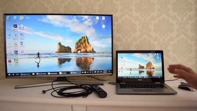 Miracast or WiDi Wireless Display stream from laptop to Samsung smart TV смотреть онлайн