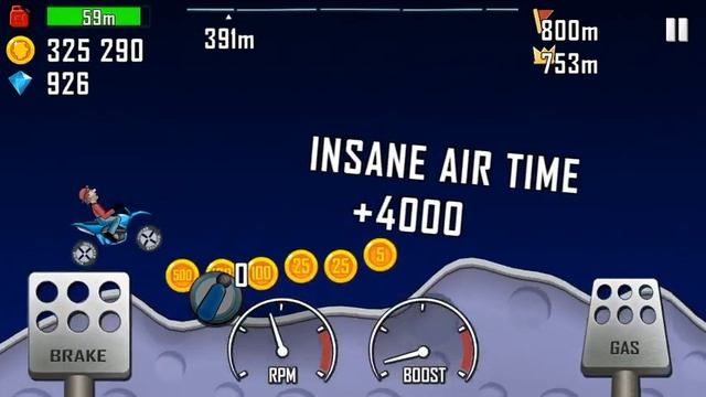 Делаю трюки на мотоцикле? в hill climb racing ? смотреть онлайн