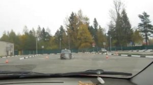 Упражнения на площадке ДЛЯ СДАЧИ ЭКЗАМЕНА В ГИБДД.