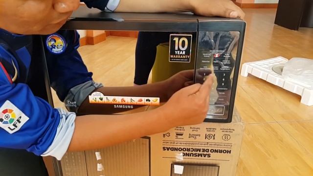 Unboxing horno microondas samsung смотреть онлайн