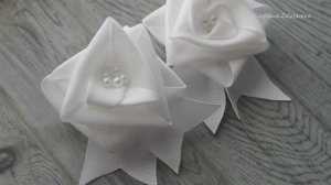 Фокус с лентой 😍 А Вы знали про такой способ Школьные бантики из атласной ленты