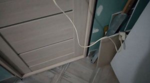 Один из вариантов установки межкомнатной двери в перегородку из гипсокартона