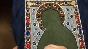 Вышивка оклада к иконе. Часть 4. Сборка.