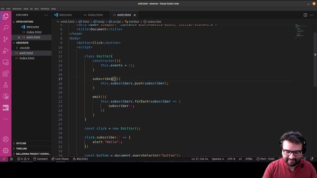 AM Coder - Implementing The Event Emitter Pattern In Javascript