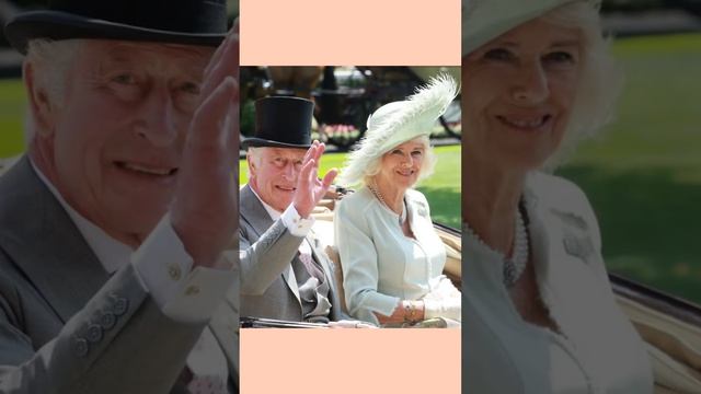 Шляпка королевы Камиллы на королевских скачках Royal Ascot 2023 смотреть онлайн