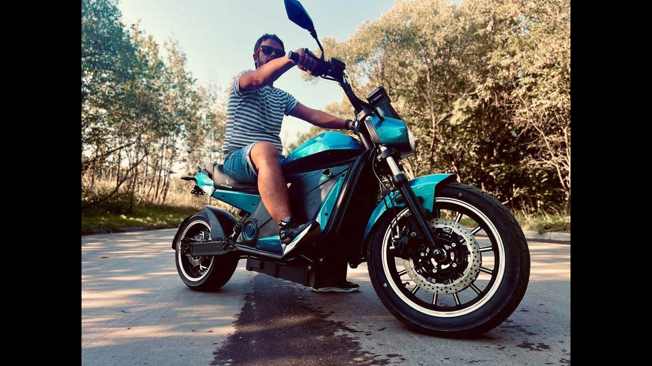 Электромотоцикл SkyBoard КРЫМ - НАШ обзор, замер максималки, тест-драйв, разбор. смотреть онлайн