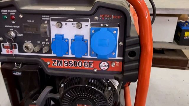 О генераторе Mitsui Power Eco ZM 9500 GE видео отзыв