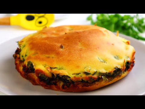 Луковый Пирог "Простейший" / Самый Быстрый закусочный Пирог