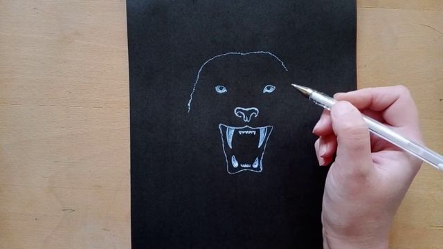 Как нарисовать оскал пантеры || how to draw a Panther grin смотреть онлайн