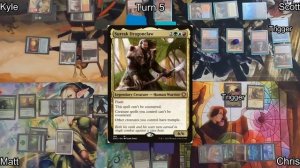 Commander Game - Isshin, Ghyrson, Jodah, Lathril - EDH Format