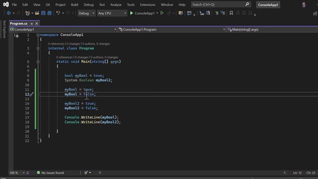 bool data type | bool vs System.Boolean | C# Tutorial for Beginners смотреть онлайн