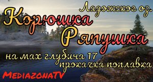 #рр4  Ладожское  оз. Корюшка ,ряпушка. прокачка мах. 09.06