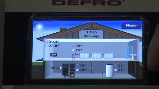 Седмичен програматор DEFRO SPK LUX смотреть онлайн