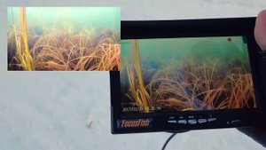 Подводная камера FocusFish зима 2022-2023. Сравнение картинки в различных условиях.