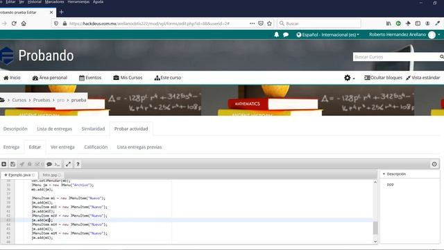 Java Swing. Ampliando el JMenuBar смотреть онлайн