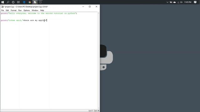 Python Tutorials #2 | Basic Syntaxes | Palz Studio