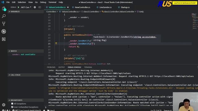 Web Service Technology 1/2562 - 6 Dependency Injection, Basic Entity Framework Core смотреть онлайн