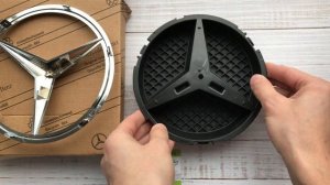 Звезда в решетку радиатора мерседес бенц