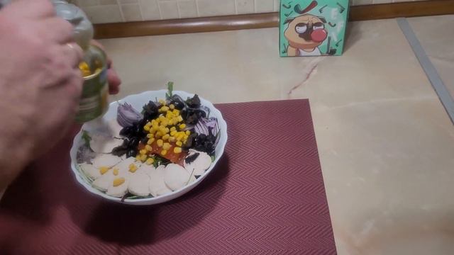 ШВИДКИЙ ОВОЧЕВИЙ САЛАТ З КУРЯЧИМ ФІЛЕ. QUICK VEGETABLE SALAD WITH CHICKEN FILLET