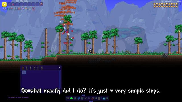 How to defeat Beanos in 5 SECONDS in Terraria! NO CHEATING Legit смотреть онлайн