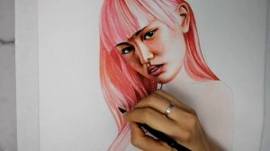 Портрет акварелью. Watercolor portrait .Fernanda Ly