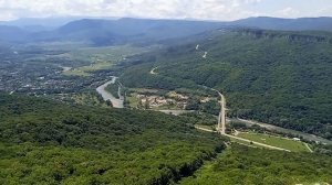 Канатная дорога в Даховской. Республика Адыгеи.