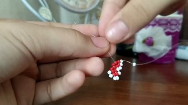 делаем сердечко! из бисера