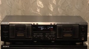Sony TC-WE435 - кассетная дека - демонстрация работы и внутреннее устройство.