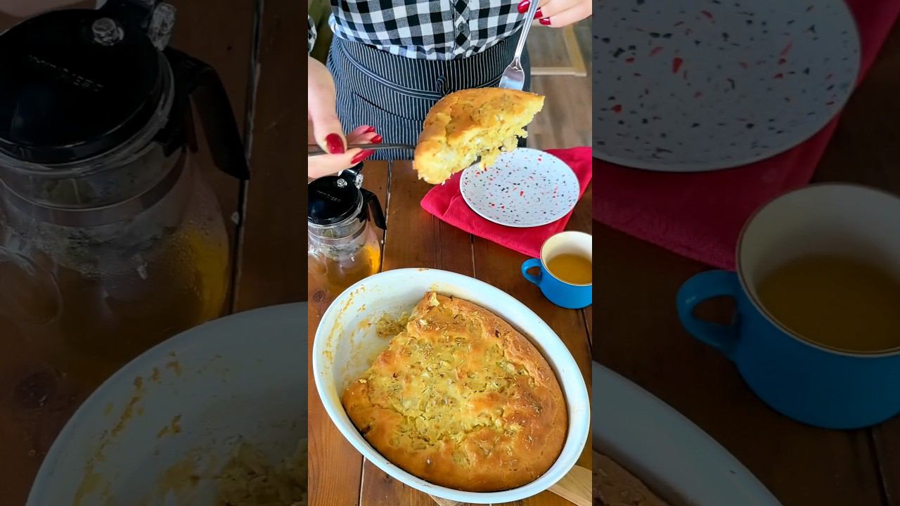 #Пирог.заливной, для ленивых - самый простой и быстрый  в приготовление #рецептпирога