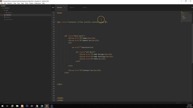 How to create CSS dropdown menu (simple) смотреть онлайн
