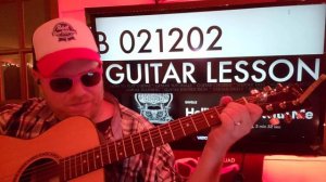 How To Play Hell's Comin' With Me - Poor Mans Poison Guitar Tutorial (Beginner Lesson!)