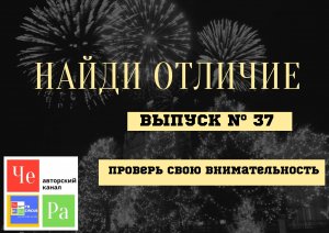 "Найди отличие" _ выпуск № 37