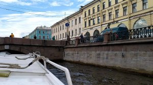 Санкт-Петербург, водная экскурсия.