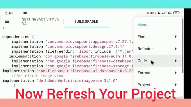 Fix RunTime Error With Firebase in Aide. Firebase Chat App Part-8. New Dependency Applied. #aide смотреть онлайн