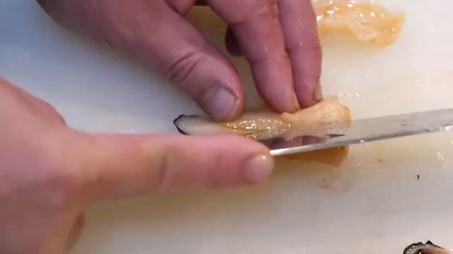 Японская уличная еда - Огромный малюск гуидак Япония морепродукты