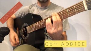 Cort AD810E BKS Elektro Akustik Gitar