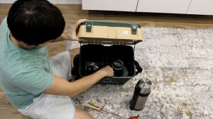 Обзор ящика для зимней рыбалки Cayme за 1400 рублей, доработка и оснащение