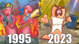 Эволюция серии игр Worms [1995-2023]