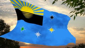 Флаг и гимн города трудовой славы Макеевки Flag and anthem of the town of labor glory Makeevka