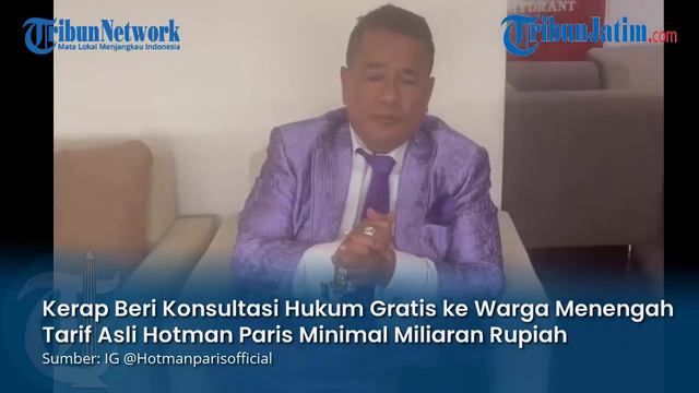 SEGINI TARIF JASA HOTMAN PARIS HUTAPEA, Paling Murah Tembus Miliaran Rupiah