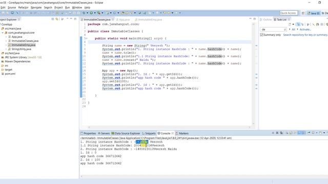 Custom Immutable Class In Java | Rules to create Custom Immutable Class in Java