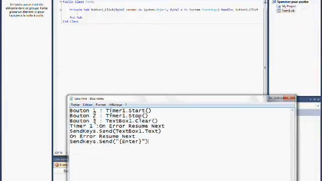 [Débutant] Tutorial spammer simple VB (visual basic) [Débutant] смотреть онлайн