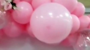 Фото зона из воздушных шаров на 8 Марта.