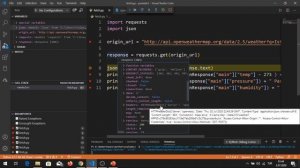 Python Projeleri 1 - 2/2 Hava Durumu Uygulamasının Debug Mode ile İncelenmesi (JSON Encode-Decode)