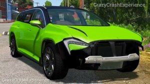 Cars VS Massive Speed Bump - BeamNG Drive