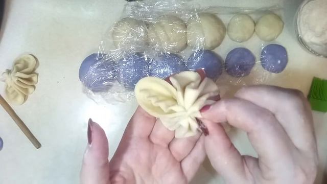 Новый вариант ЧТО-ТО с ЧЕМ-ТО. Китайские паровые булочки.