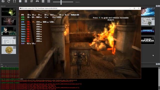 Эмулятор PS3 тест #18 - Tomb Raider: Underworld [Vulkan] смотреть онлайн
