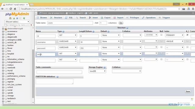 PHP - Complete Login and Registration System (Database Setup and Directory Structure - 2 of 48)