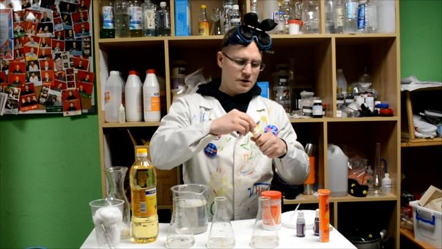 Эксперимент "Химические краски"