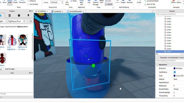 Hollow ink Sans + Righteous Error Sans | Undertale Roblox modelling смотреть онлайн